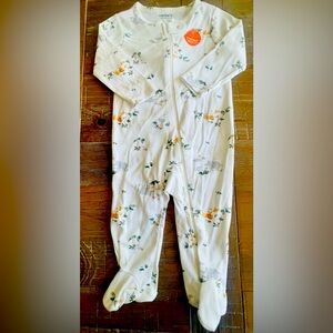 Carter’s Just One of You NWT Jungle footed onesie 9 mo 2 way zipper